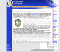 Dmitri Chavkerov -  Olejniczak Advisors  - Lean Forex Trading